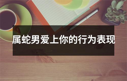 属蛇男爱上你的行为表现