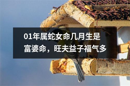 01年属蛇女命几月生是富婆命，旺夫益子福气多