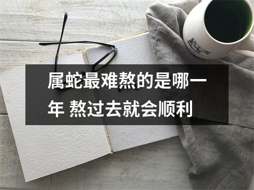 属蛇难熬的是哪一年熬过去就会顺利