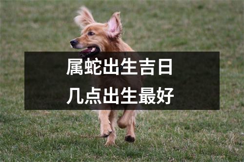 属蛇出生吉日几点出生好