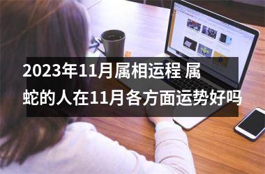 2025年11月属相运程 属蛇的人在11月各方面运势好吗