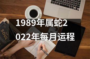 1989年属蛇2025年每月运程
