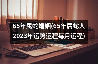 65年属蛇婚姻(65年属蛇人2025年运势运程每月运程)