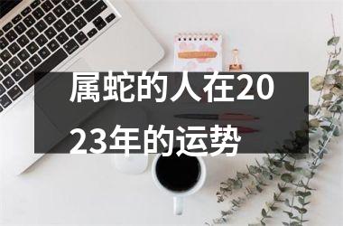 <h3>属蛇的人在2025年的运势