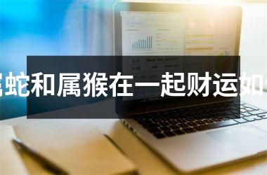 属蛇和属猴在一起财运如何