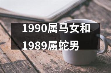 1990属马女和1989属蛇男