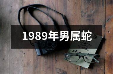 1989年男属蛇
