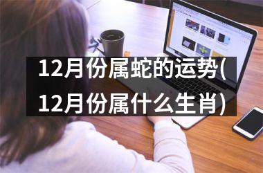 <h3>12月份属蛇的运势(12月份属什么生肖)