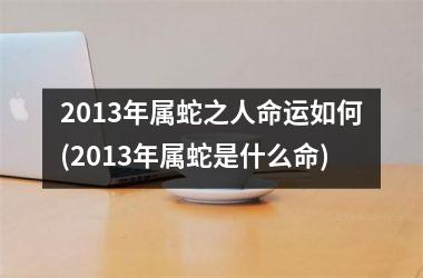 <h3>2013年属蛇之人命运如何(2013年属蛇是什么命)
