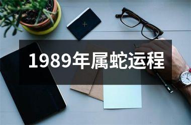 1989年属蛇运程