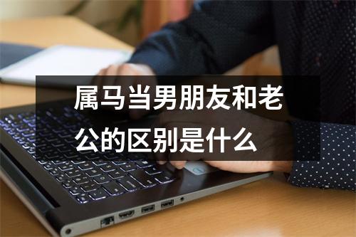 属马当男朋友和老公的区别是什么