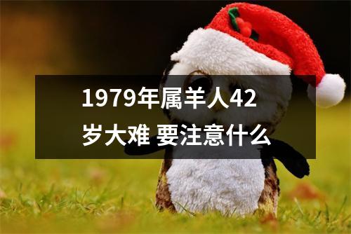 1979年属羊人42岁大难要注意什么