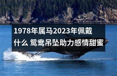 1978年属马2025年佩戴什么 鸳鸯吊坠助力感情甜蜜