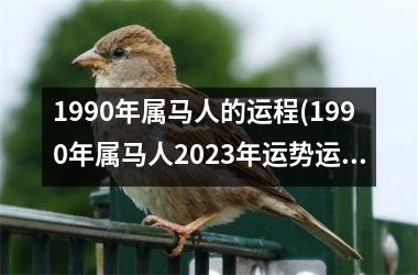 1990年属马人的运程(1990年属马人2025年运势运程)