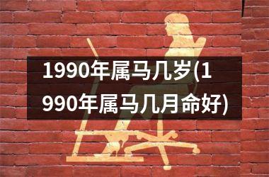 1990年属马几岁(1990年属马几月命好)