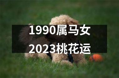 1990属马女2023桃花运