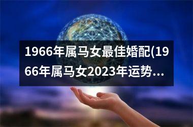 1966年属马女最佳婚配(1966年属马女2025年运势)