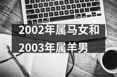 2002年属马女和2003年属羊男