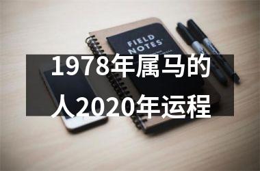 <h3>1978年属马的人2020年运程