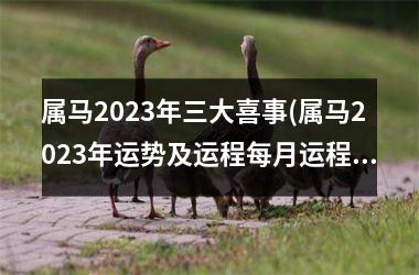 属马2025年三大喜事(属马2025年运势及运程每月运程详解)