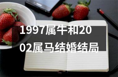 1997属牛和2002属马结婚结局