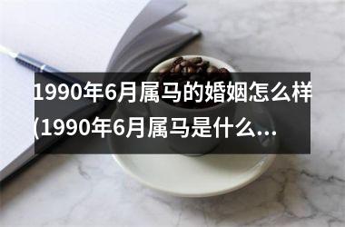 1990年6月属马的婚姻怎么样(1990年6月属马是什么命)