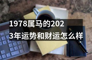 1978属马的2023年运势和财运怎么样