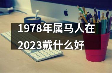 1978年属马人在2025戴什么好