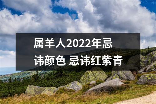 属羊人2025年忌讳颜色忌讳红紫青