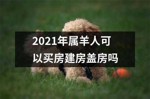 2025年属羊人可以买房建房盖房吗