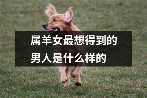 属羊女想得到的男人是什么样的