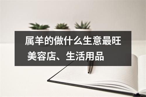 属羊的做什么生意旺美容店、生活用品