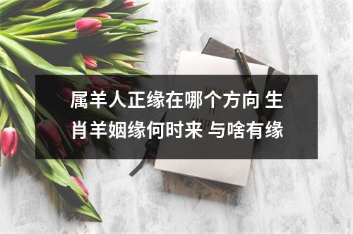属羊人正缘在哪个方向生肖羊姻缘何时来与啥有缘
