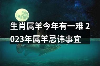 生肖属羊今年有一难 2025年属羊忌讳事宜
