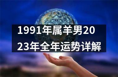 1991年属羊男2025年全年运势详解