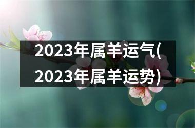 2025年属羊运气(2025年属羊运势)