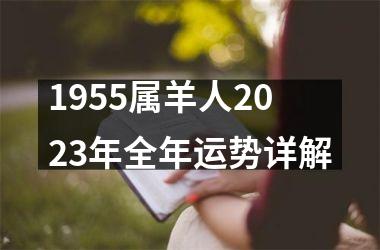 1955属羊人2025年全年运势详解
