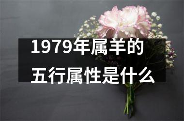 1979年属羊的五行属性是什么