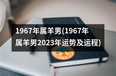 1967年属羊男(1967年属羊男2023年运势及运程)