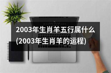 2003年生肖羊五行属什么(2003年生肖羊的运程)