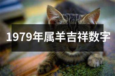 1979年属羊吉祥数字