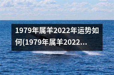 1979年属羊2022年运势如何(1979年属羊2022年运势)