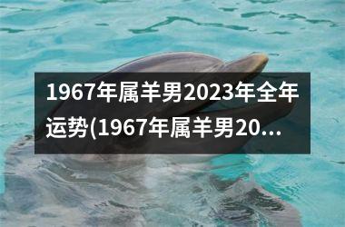 1967年属羊男2023年全年运势(1967年属羊男2023年运势及运程)