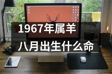 1967年属羊八月出生什么命