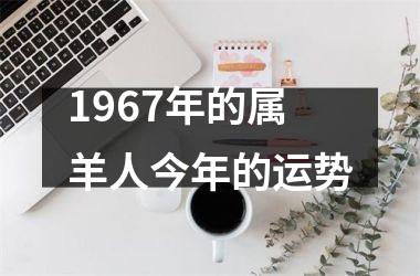 1967年的属羊人今年的运势