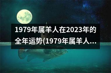 1979年属羊人在2023年的全年运势(1979年属羊人在2023年运势)