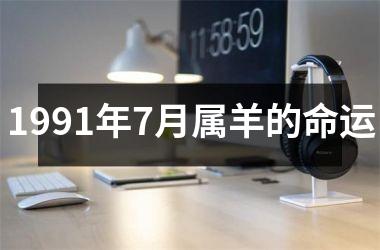 <h3>1991年7月属羊的命运
