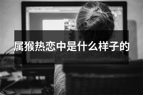 属猴热恋中是什么样子的