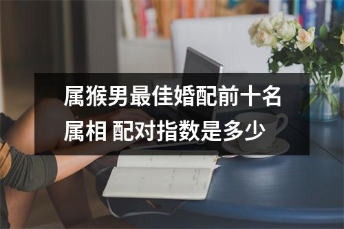 属猴男佳婚配前十名属相配对指数是多少