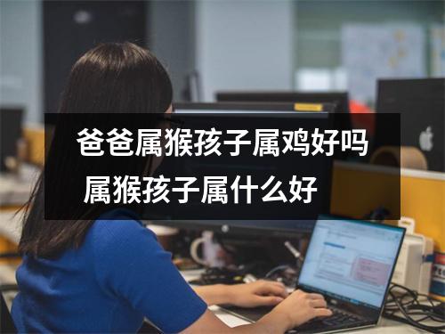 爸爸属猴孩子属鸡好吗属猴孩子属什么好
